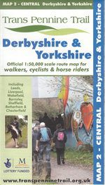 Trans Pennine Trail - Map 2 Central - Derbyshire and Yorkshire