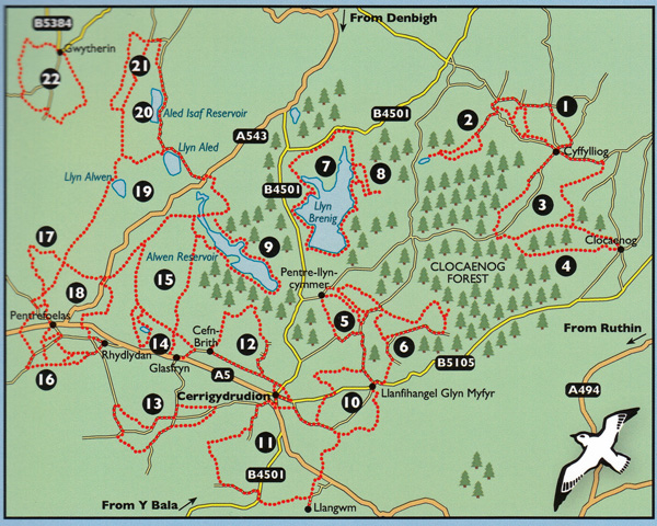 Walks in the Hidden Heart of North Wales Guidebook