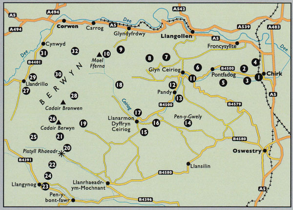 Walks Around the Berwyn Mountains Guidebook