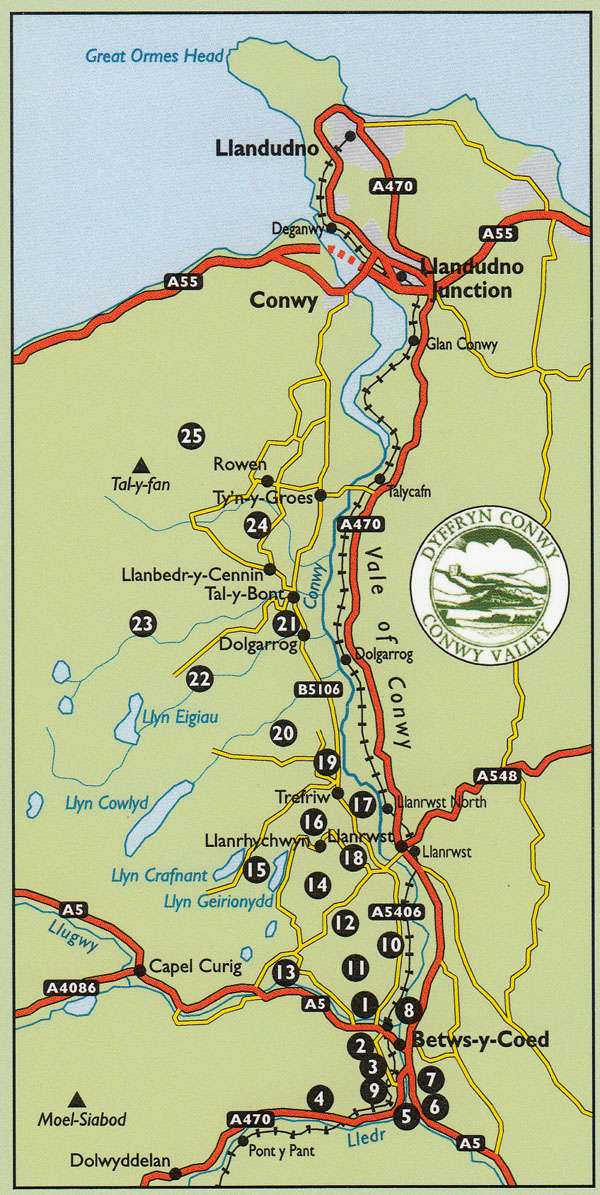 Walks Around Betws-y-Coed and the Conwy Valley Guidebook