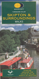 Skipton and Surroundings Walks Harvey Map/Guide