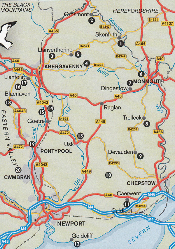 Walks in Monmouthshire and the Vale of Usk Guidebook