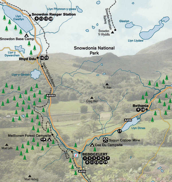 Walks Around Beddgelert Guidebook