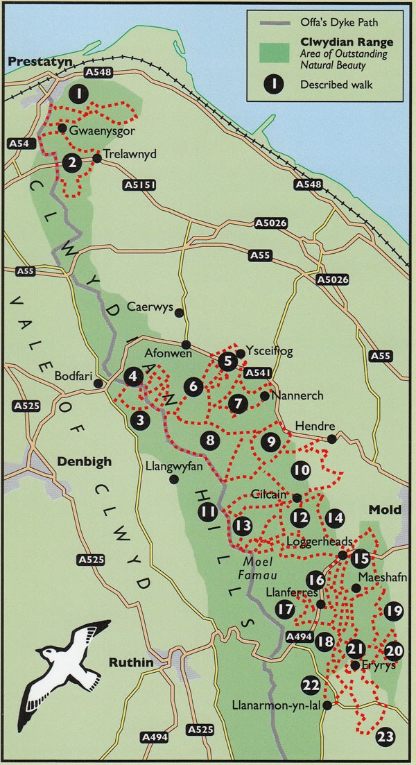 More Walks on the Clwydian Range Guidebook