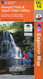 OS Explorer Map OL19 Howgill Fells and Upper Eden Valley