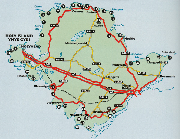 Walks Around Anglesey Ynys Mon Guidebook