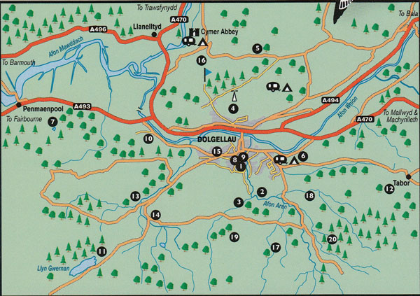 Walks in and Around Dolgellau Town Guidebook