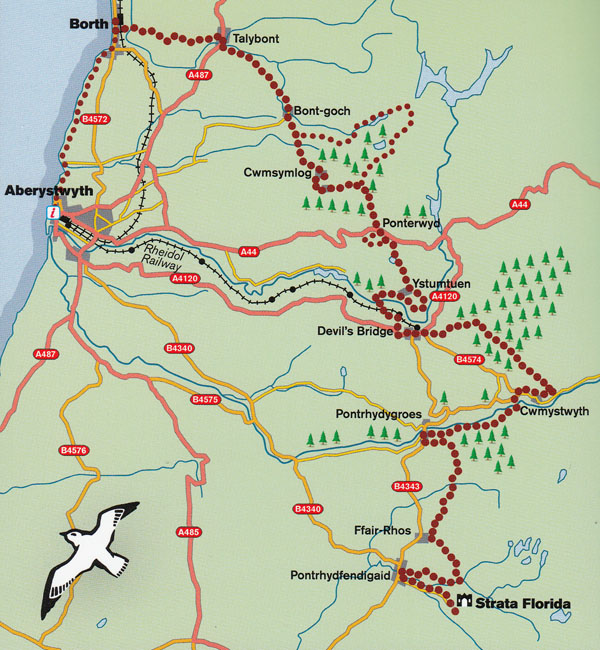 Borth to Strata Florida Trail Walking Guidebook