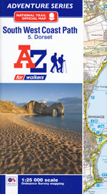 South West Coast Path Dorset AZ Adventure Map 5