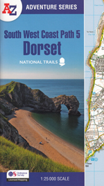 South West Coast Path Dorset AZ Adventure Map 5