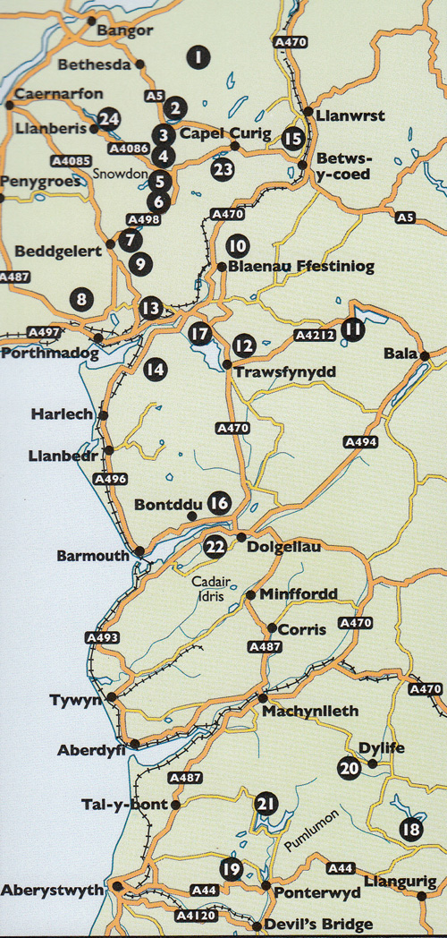 Valley and Mountain Lakes of Mid and North West Wales