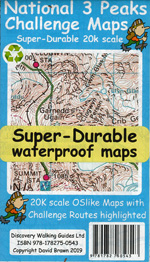 National 3 Peaks Challenge Walk Map