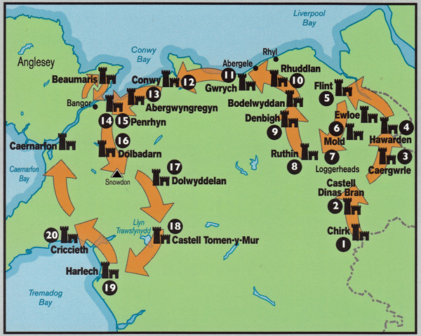 North Wales Castles Trail Walking Guidebook