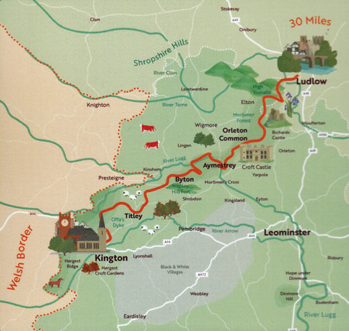 The Mortimer Trail Walking Guidebook